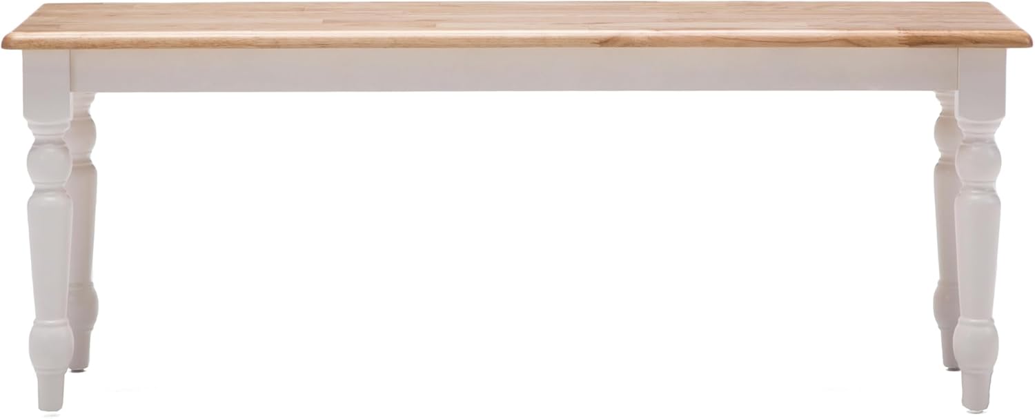 Boraam Cream Windsor Farmhouse Bench