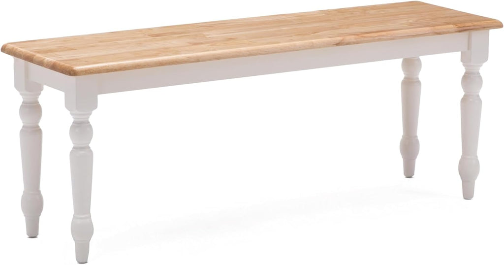 Boraam Cream Windsor Farmhouse Bench