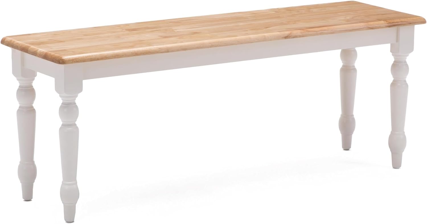 Boraam Cream Windsor Farmhouse Bench