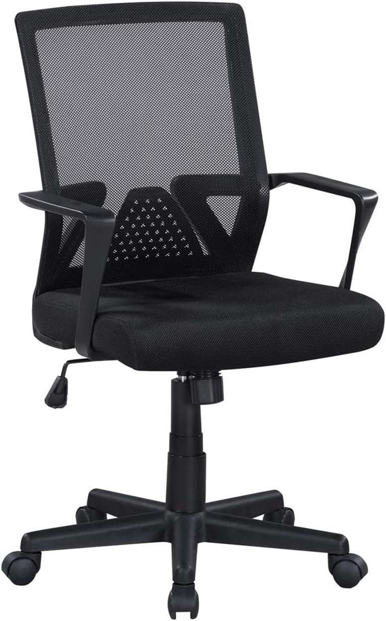 Mesh Office Chair – Breathable Mid-Back Mesh Desk Chair ﻿