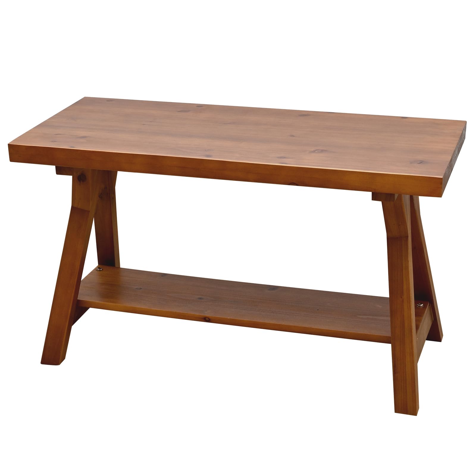 SwallowLiving 40 Inch Solid Wood Bench, Farmhouse Indoor Kitchen Dining Bench with Sturdy Construction, Multi-Purpose Backless Seat for Entryway, Outdoor Patio, Foot of Bed