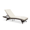 Pamapic Patio Chaise Lounge Set 3 Pieces with Adjustable Backrest and Removable Cushion, Outdoor Pool Chair for Patio Poolside Backyard Porch