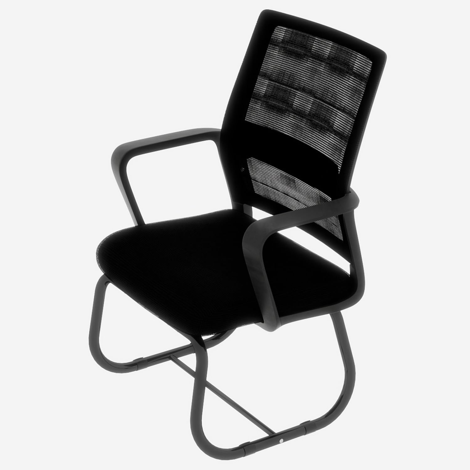 Black Mesh Metal Frame Modern Office Chair