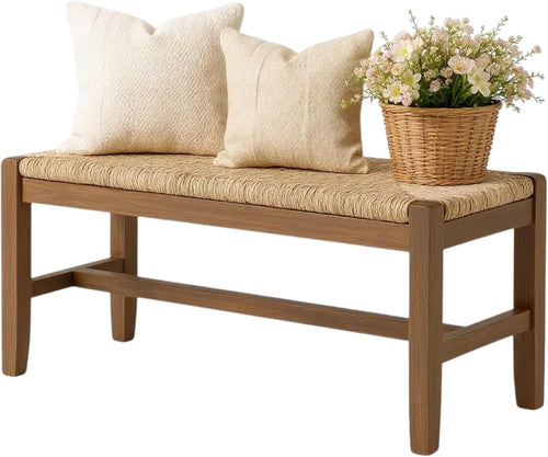 Alaterre Natural Newport Wood Entry Bench