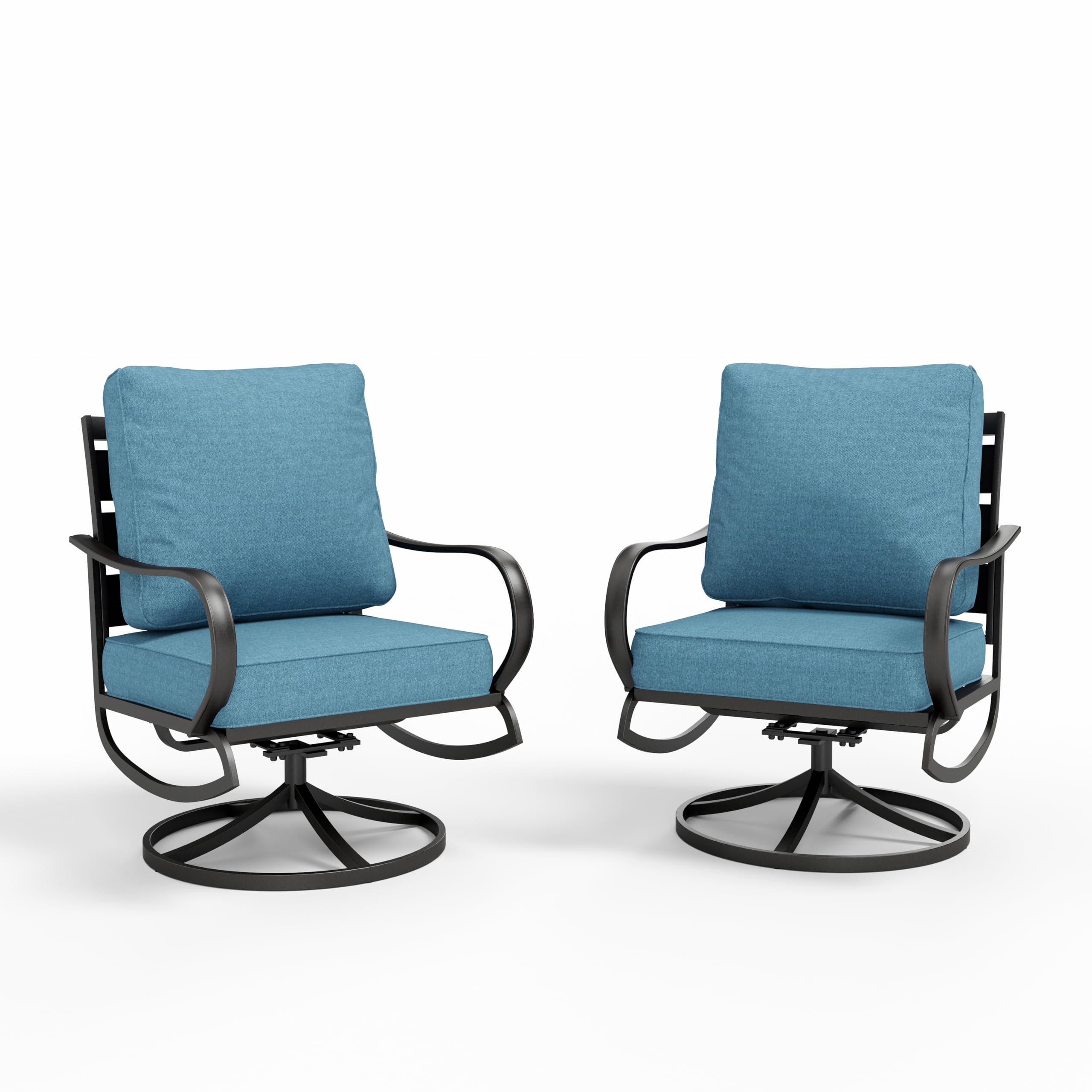 Sophia William Peacock Blue Fire Pit Patio Set