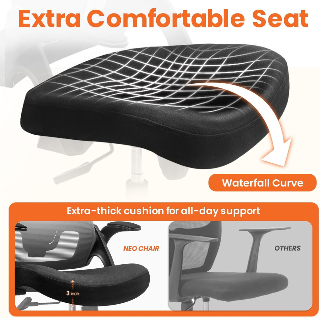Black Mesh Gaming Office Chair