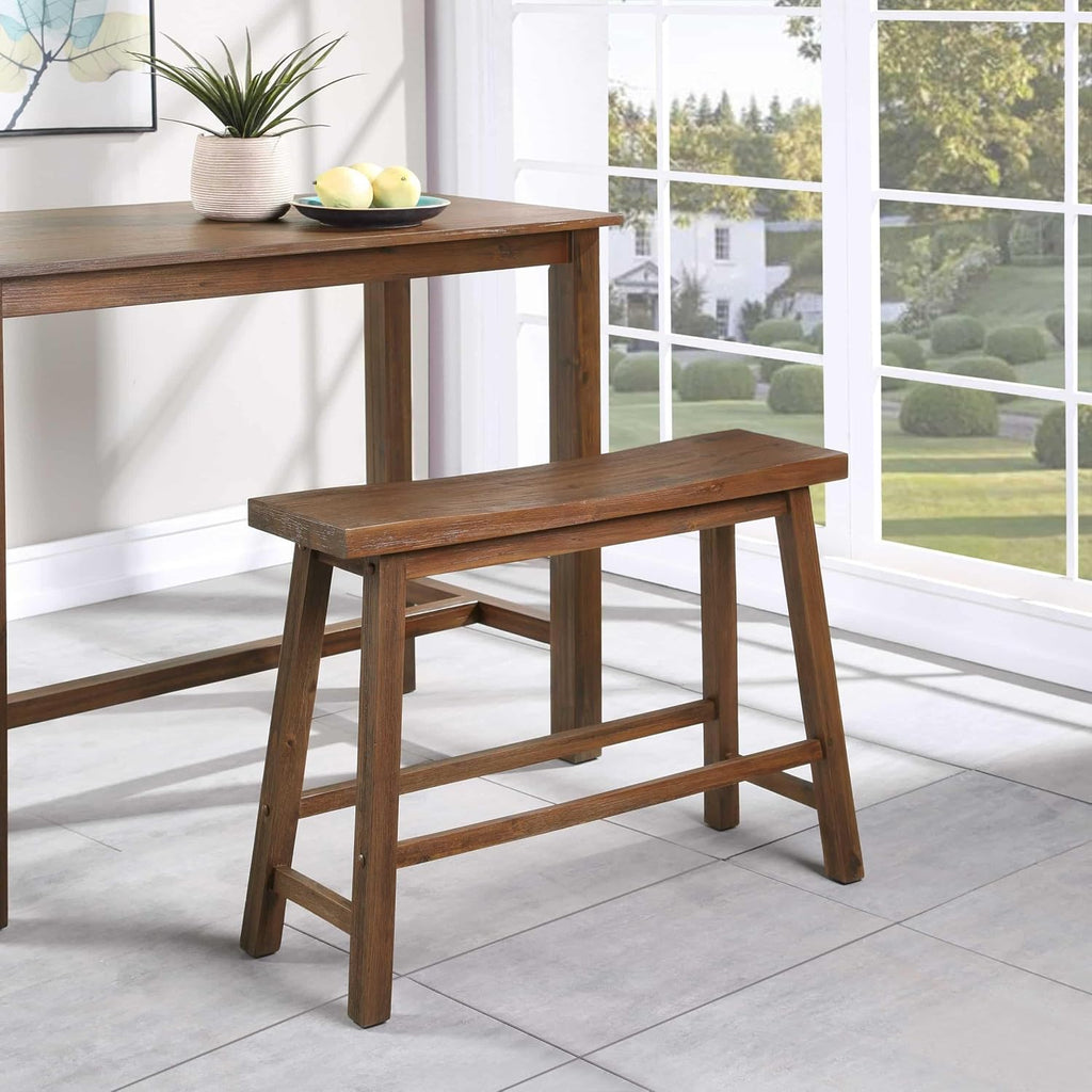 Boraam Sonoma Chestnut Backless Bench