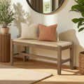 Alaterre Natural Newport Wood Entry Bench
